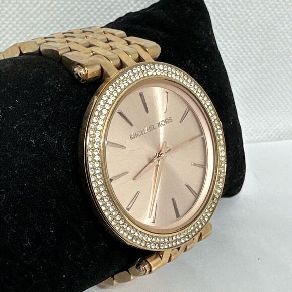 Michael Kors Darci MK3192 Women\'s Rose Gold Analog Dial Quartz Wrist Watch NUL21